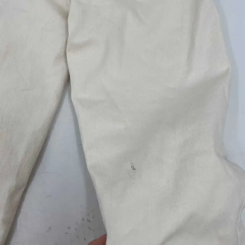 MOTHER Cream Insider Crop Step Fray Jeans | Women’s Regular 25 - Picture 9 of 11